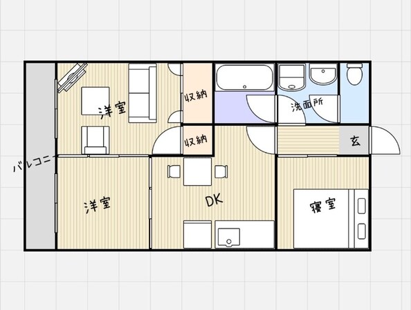 はるやまビルの物件間取画像